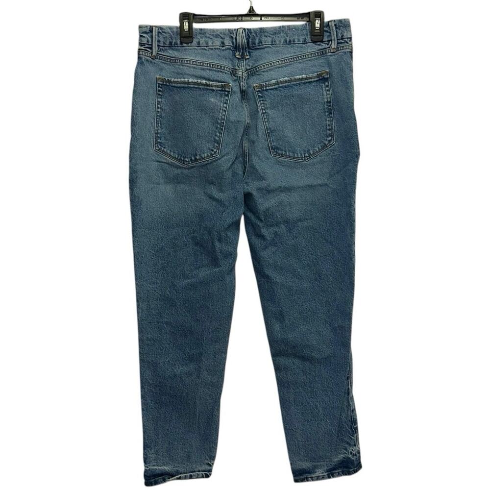 Good American The Weekender Jeans Women’s 14/32 Indigo Stretch Denim - Picture 2 of 5